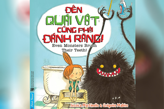 Đến quái vật cũng phải đánh răng
