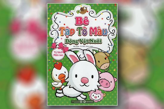 Bé tập tô màu - Động vật nuôi