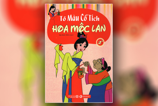 Tô màu cổ tích - Hoa Mộc Lan