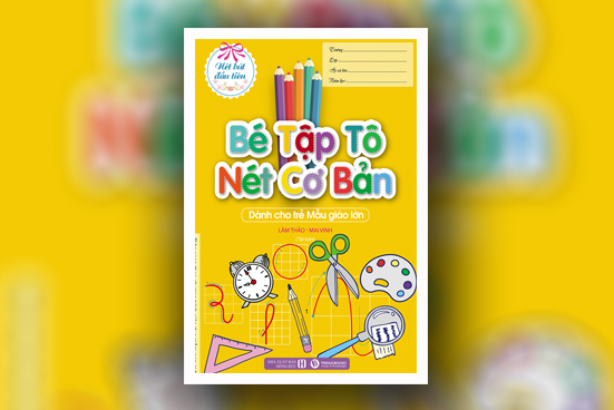 Bé tập tô nét cơ bản