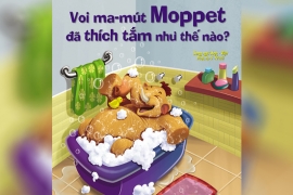 Voi ma-mút Moppet thích tắm như thế nào?