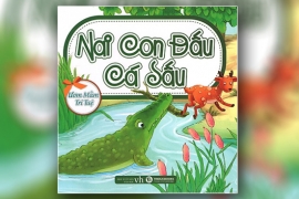 Nai con đấu cá sấu