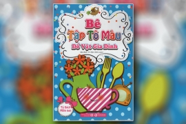 Bé tập tô màu - Đồ vật gia đình