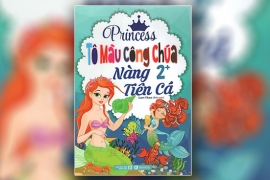 Tô màu công chúa - Nàng tiên cá