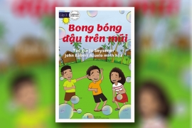 Bong bóng đậu trên mũi